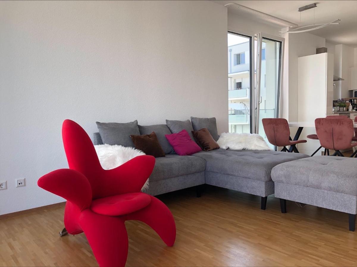 Moderne Alpenblick Apartment Friedrichshafen Extérieur photo